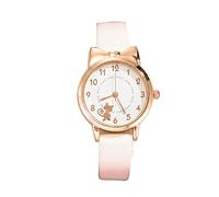 Montre blanche tendance coréenne décontractée pour femmes - Grande taille - Pour poignets plus grands, blanc, One Size