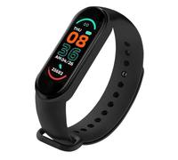 MONTRE BLUETOOTH-MONTRE INTELLIGENTE ,Black--Bracelet connecté M6 pratique, notification'informations sur les appels, contrôle de la