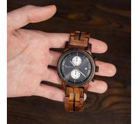 Montre bois homme pulsor