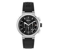 Montre - BOSS - One Watch - Chronographe - Bracelet en caoutchouc - 44 mm Noir