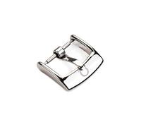 Montre Boucle Deployante Fermoir 14 16 18 18 mm Accessoires de Montre Boucle adaptée à la Montre Omega Seamaster Speedmaster de Ville Boucle de Broche en Acier de Sangle (Color : Silver 16mm)