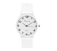 Montre-bracelet à quartz, 20 x 4 x 3 cm, bracelet en silicone multicolore, affichage numérique avec synchronisation précise, design confortable et léger pour femme, accessoire de mode décontracté