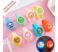 Montre-Bracelet Anti-Moustique En Silicone, Répulsif De Dessin Animé Kawaii Pour Enfants, Bracelet Lumineux Sûr Pour Bébés Enfants, Nouvelle Collection Été