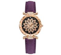 Montre Bracelet Cadran Dames Bracelet SetGift Star Quartz Montre Femme S Montres, violet, taille unique