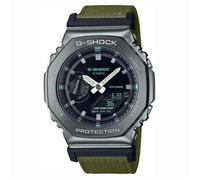 Montre-bracelet - CASIO - GA-2100CC-3AER - Quartz - Analogique-Digital - Bracelet tissu vert
