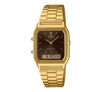 Montre-Bracelet Casio Quartz Cadran Marron Acier Inoxydable AQ-230GA-5A Unisexe