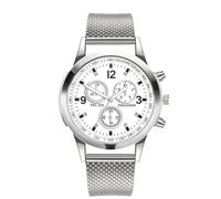 Montre Bracelet Casual Montre Cadran Inoxydable Montres Quartz Homme Montre Minuteur, C, taille unique