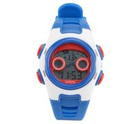 Montre-bracelet de sport d'extérieur pour enfants, réveil 12/24 heures, rétroéclairage EL, chronomètre, montre électronique numérique pour enfants de 3 à 15 ans, garçons et (Sangle de cas blanc)