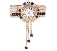 Montre Bracelet Diamanté pour Femme, Montre à Quartz Analogique Fashion pour Femme avec Bracelet De Bling, Montre Femme Pas Cher avec Pendentif, Montre-Bracelet Classique Cadeau Business