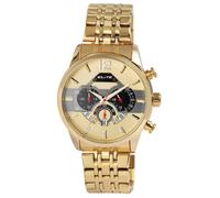 Montre bracelet - ELITE - Chronographe Elite - Doré acier inoxydable - Cadran jaune 46 mm - Quartz 3 ATM