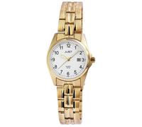 Montre bracelet - JUST - Esrah - Acier inoxydable doré - Cadran blanc 30 mm - Étanche 10 ATM