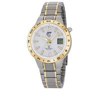 ETT EGT-11410-40M Hommes solaire Titane Montre-bracelet radio