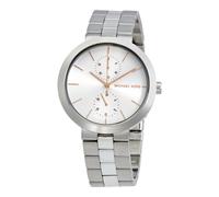 Montre Bracelet Multifonction Michael Kors Garner Argent Et Or Rose MK6407