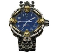 Montre-bracelet mystérieuse avec tête de mort et balle interdite, avec coffret cadeau - Cadeau d'anniversaire