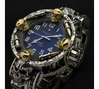 Montre-bracelet mystérieuse avec tête de mort interdite, avec boîte cadeau, 100 % neuve
