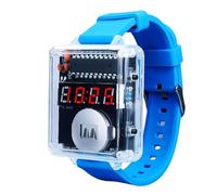 Montre-bracelet numérique à 4 chiffres - Kit de soudure - Pour débutants et amateurs - Kit de soudure DIY pour les étudiants et l'utilisation quotidienne - Science éducative - Soudure