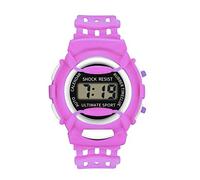 Montre-bracelet numérique analogique LED sport filles enfants montre électronique enfants montre montre enfants montres montres montres qui peuvent appeler et envoyer des SMS sans téléphone, violet