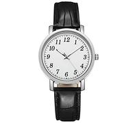 Montre-bracelet numérique chronographe homme cuir quartz femme, C, taille unique