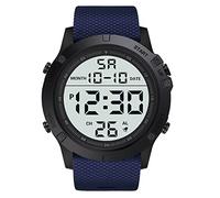Montre-bracelet numérique de sport, bleu, taille unique