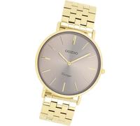 Montre-bracelet Oozoo or métal Vintage Series Montre à quartz analogique pour dames UOC20403
