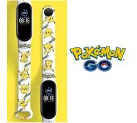Montre Bracelet Pokémon Pikachu Blanche LCD Tactile