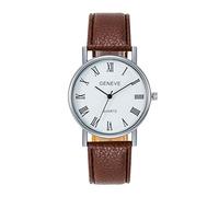 Montre bracelet pour femmes hommes étudiants mode montre, café, taille unique