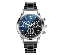 Montre-bracelet pour homme Montre numérique à quartz en acier inoxydable, b, taille unique