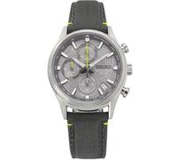 Seiko Montre à Quartz analogique pour Homme avec Bracelet en Nylon SSB423P1 Noir, Noir, Bracelet