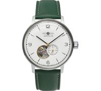 Montre-bracelet pour homme ZEPPELIN 80661n automatique argent-vert 40 mm 5 ATM