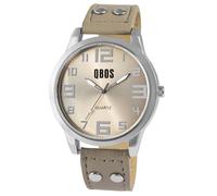 Montre bracelet - QBOS - QB0029 - Gris argenté - Boîtier 46 mm - Mouvement quartz