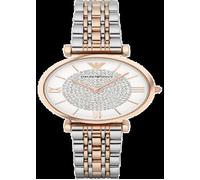 Montre bracelet Retro AR1926 - ARMANI JEANS - Femme - Argent et or rose