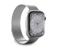 Bracelet pour montre PURO band Apple Watch Argent- boîtier 38-40-41 mm
