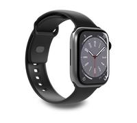 SBS Bracelet pour montre Silicone App Watch Noir-boîtier 42-44-45-49 G