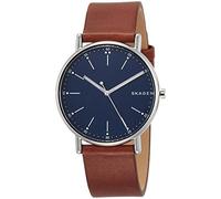 Montre-bracelet SKAGEN SIGNATUR SKW6355 pour hommes bracelet en cuir marron N...