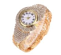 Montre-Bracelet sophistiquée pour, ornée de Cristaux et résistante à l ' Eau, à la Mode