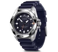 Victorinox Montre Homme Dive Pro 43 mm – Swiss Made, Quartz, Étanche 300 m, Verre saphir, Bleu