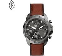 Montre Bronson de Fossil chronographe en acier inoxydable anthracite pour homme, FS5855 Anthracite G