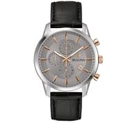 Montre - BULOVA - 98B409 - Quartz - Homme - Cuir Noir
