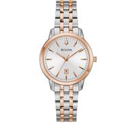 Montre - BULOVA - 98M137 - Femme - Quartz - Blanc - Deux tons