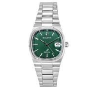 Montre Bulova Classic En acier inoxydable Vert Cadran 96B439 pour des hommes