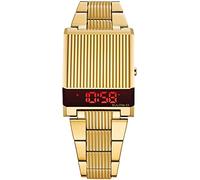 Bulova - Montre Hommes - Quartz - Digital - Bracelet Acier inoxydable Doré - 97C110