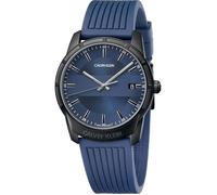 Montre Calvin Klein Evidence K8r114vn - Analogique Quartz Pour Homme En Caoutchouc Noir