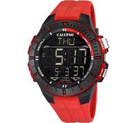 Calypso Montre pour Homme K5607/5 Color Splash Boîtier en Plastique Multi Bracelet en Plastique Rouge