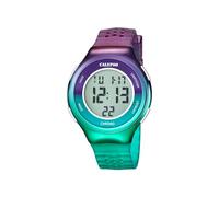 Montre Calypso pour Unisex K5841/2 Color Splash Boîtier en Plastique Multi Bracelet en Plastique Violet