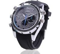 Montre Camera Espion 8 Go Elegance 1080P HD Vision de Nuit Mini Appareil Photo YONIS Noir G