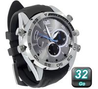 Montre Camera Espion Elegance 32 Go Full HD 1080P Vision de Nuit Appareil Photo YONIS