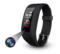 Montre Caméra Espion Ios Android Bracelet Connectée Full Hd 1080p Cardio Tension + Sd 128go Yonis