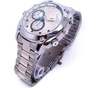 Montre Camera Espion Luxe Argent 16Go Full HD 1080P USB Vision de Nuit DV Photo YONIS