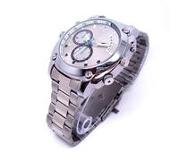 Montre Camera Espion Luxe Argent 32 Go Full HD 1080P Vision de Nuit Mini Photo YONIS Argent