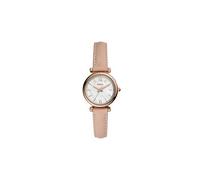 Montre Carlie Mini à trois aiguilles en acier inoxydable ton or rose pour femme, ES4699